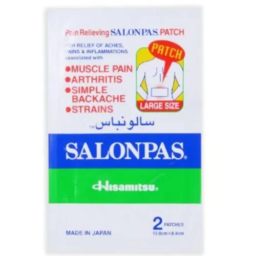 Salonpas Pain Relieving Large Patch (13X8.4Cm) 2 Per Pack