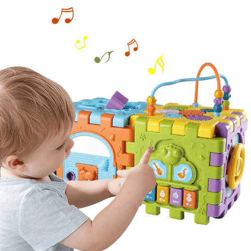 Puzzle 6 In 1 Multi-purpose Learning Musical Cube