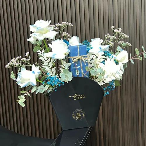 Blue Flower Box Medium