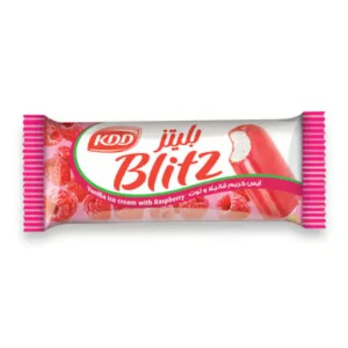 Kdd Blitz Raspberry Coated Vanilla Ice Cream Stick 62.5Ml