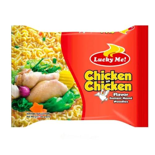 Lucky Me Instant Oriental Style Noodles Chicken Flavor 6 X 55G