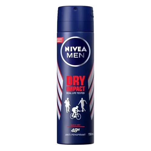 Nivea Men Dry Impact Antiperspirant Deodorant Spray 200 Ml