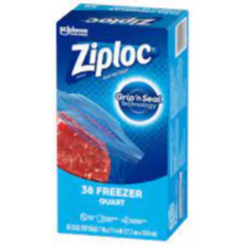 Ziploc Freezer Bags Quart Pack Of 38