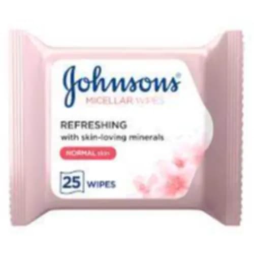 Johnsons Facial Wipes Normal Skin 25Pcs