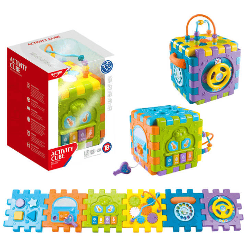 Puzzle 6 In 1 Multi-purpose Learning Musical Cube