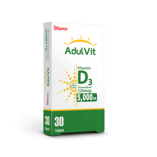 Ditamin Vitamin D 5000 Iu Tablets - 30'S