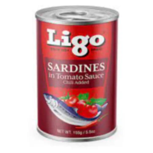 Ligo Sardines In Tomato Sauce With Chili 155G