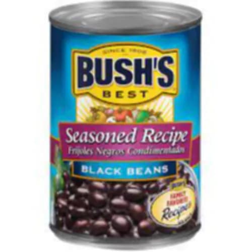 Bush'S Seasoned Recipe Black Beans 425G