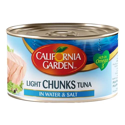 California Garden Light Chunk Tuna In Water & Salt 185G