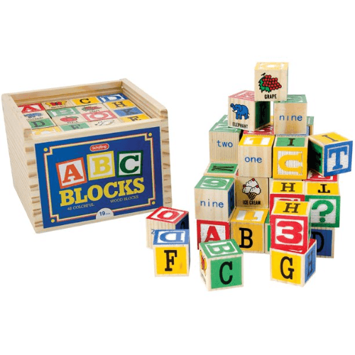 Schylling Alphabet Blocks 48Pcs