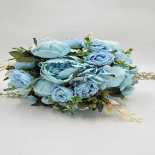 Peonies Bride Blue