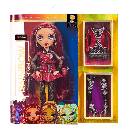 Rainbow High Mila Berrymore Burgundy Fashion Doll