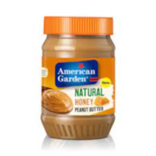 American Garden Natural Peanut Butter Honey No Add Sugar 454G