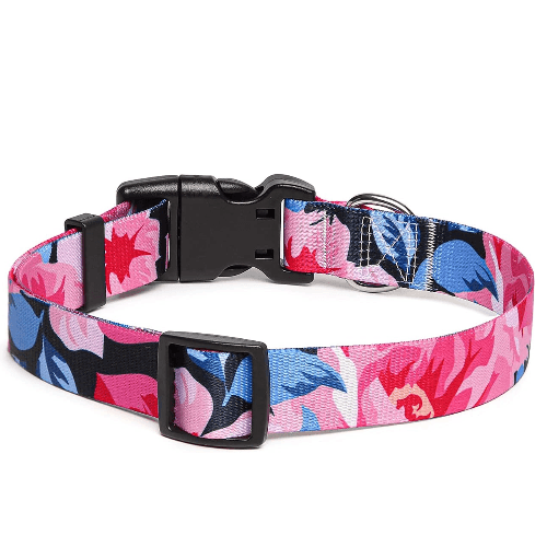 Colorful Leash Kit Large (L PINK FLOWER) (Buy 1 Get 1 Free)