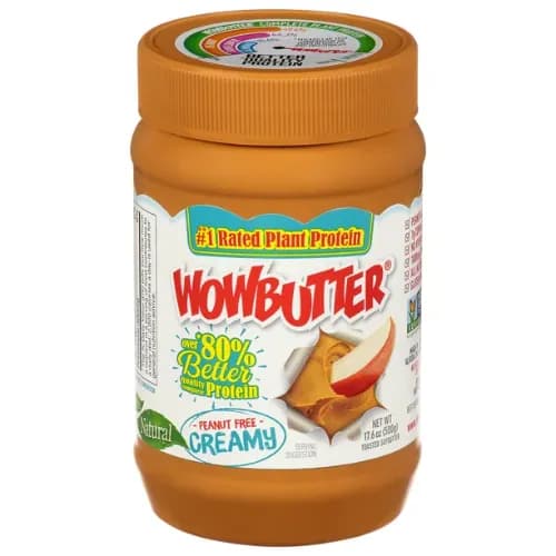 Wow Butter Peanut Free Creamy Spread 17.6Oz