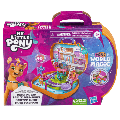 My Little Pony Mini World Magic Compact Creation Maretime Bay Portable Playset with Pony