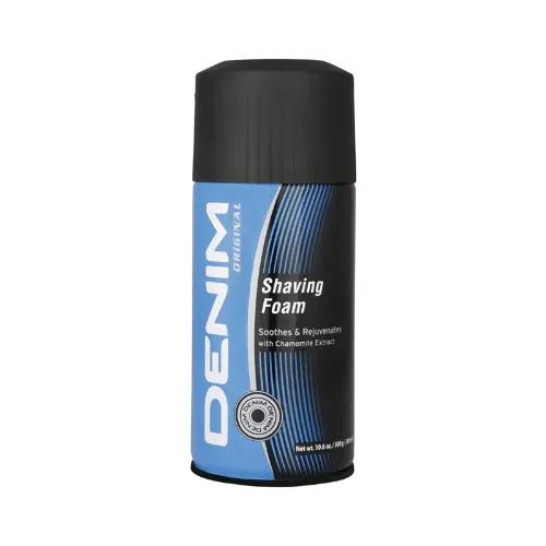 Denim Original Shaving Foam Soothes & Rejuvenates With Chamomile Extract 300 Ml