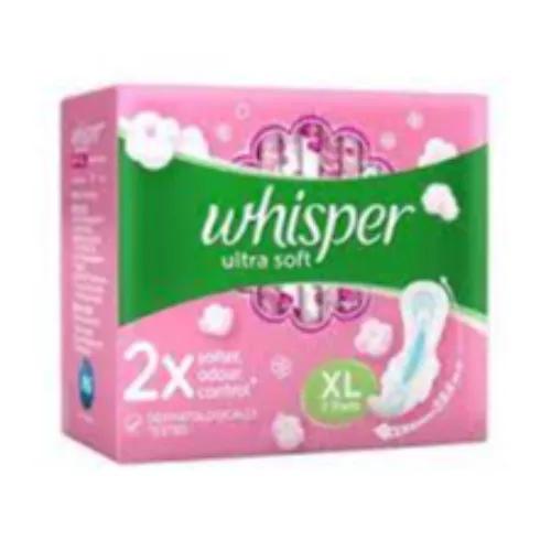 Whisper Sanitary Pads Ultra Softs Xl 7Pcs