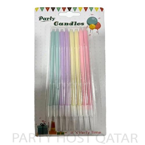 Pastel Color Long Candle