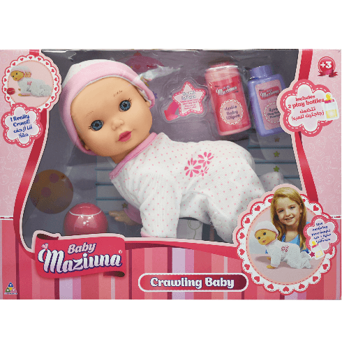 Baby Maziuna Crawling Baby Doll