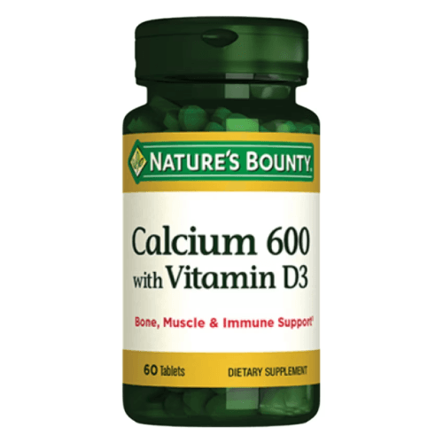 Natures Bounty Calcium 600+Vit D3 Tab 60'S