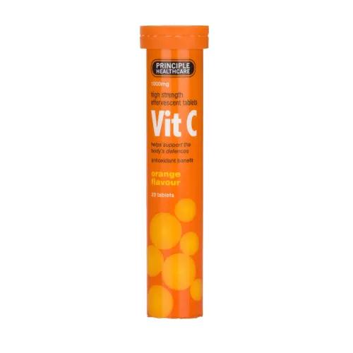 Principle Vit. C 1,000 Mg Effervescent Orange 20