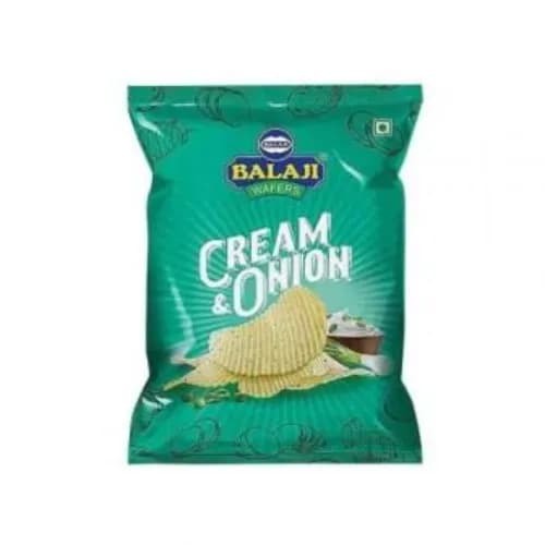 Balaji Cream & Onion Snack 40G