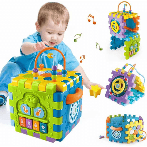 Puzzle 6 In 1 Multi-purpose Learning Musical Cube