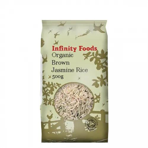 Infinity Food Organic Jasmine Rice Brown 500G