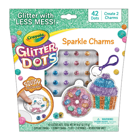 Crayola Glitter Dots Kit Sparkle Charms Bakery