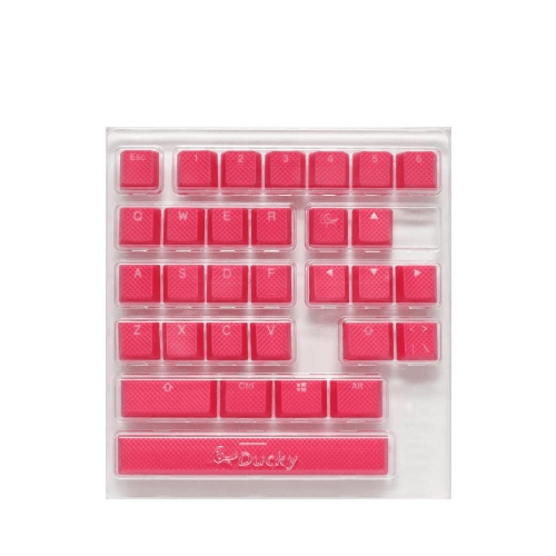 Ducky Seamless Doubleshot Rubber 31 Keycap Set - Red - أكسسوار لوحة مفاتيح