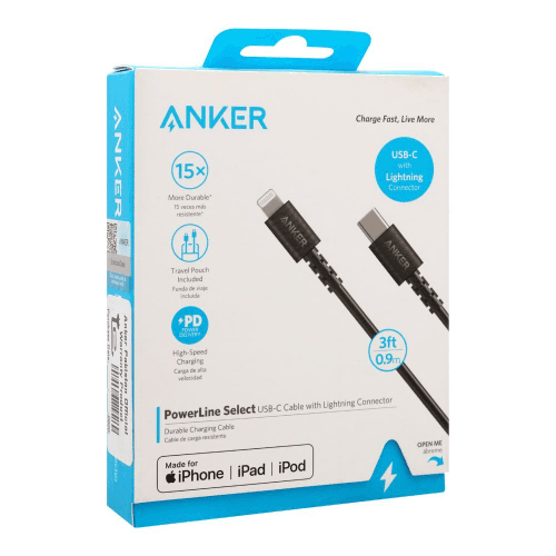 Anker Usb-C To Lighting Cable-0.9Mt
