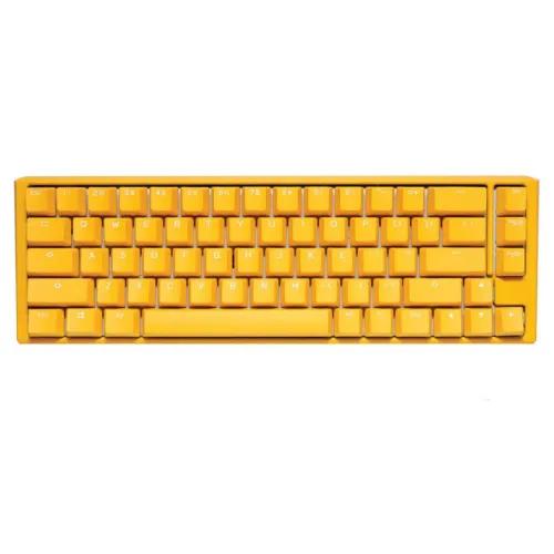 Ducky One 3 Sf Yellow Case 65% Rgb Mechanical Keyboard - Silver Switch - لوحة مفاتيح