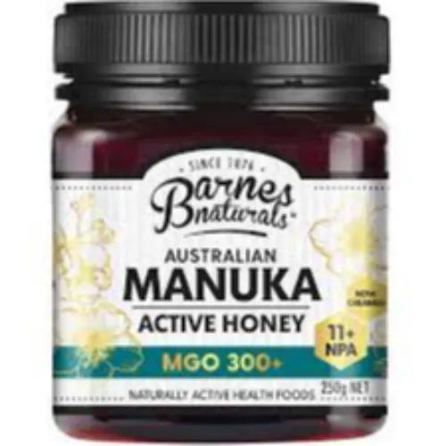 Barnes Natural Mgo 300+ Manuka Active Honey 250G