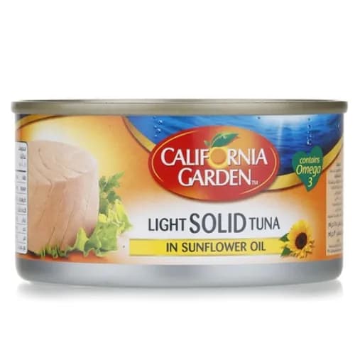 California Garden Light Tuna In Sunflower Oil 185G