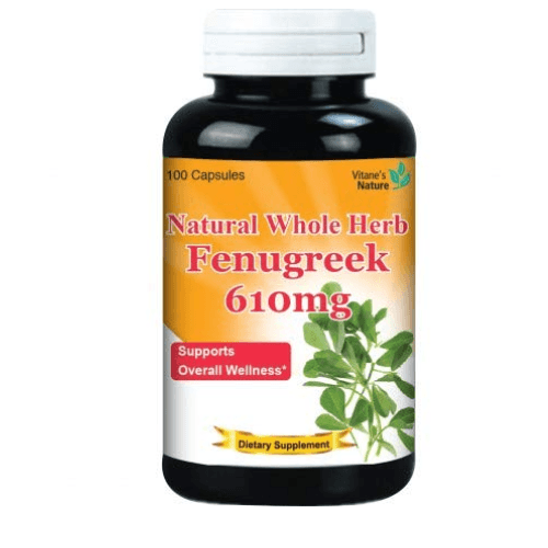 Vitane'S Natural Whole Herb Fenugreek 610Mg 100Cap