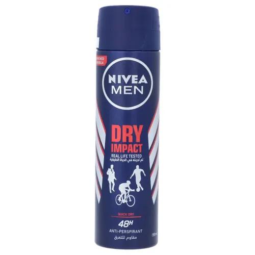 Nivea Men Dry Impact Antiperspirant Deodorant Spray 150 Ml