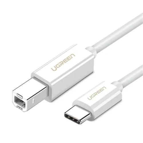 Ugreen Usb C To Type B Printer Scanner Cable - White - كابل