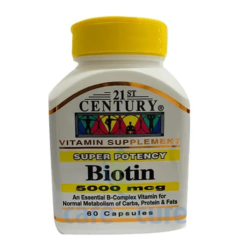 21St Century Biotin 5000Mcg 60S