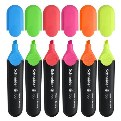 Highlighter Job assorted Wallet 6 pieces Schneider