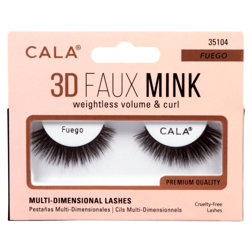 Cala-3D-Fuego Faux Mink Lashes 2Pc- 35104