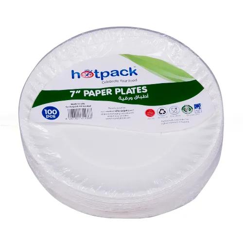 Paper Plate 7" 12*100"S-Hotpac