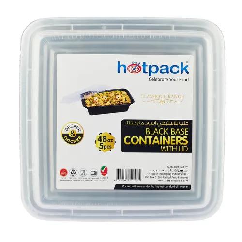 Bbre48 Black Pp Contr+Lids Retail-5Pc