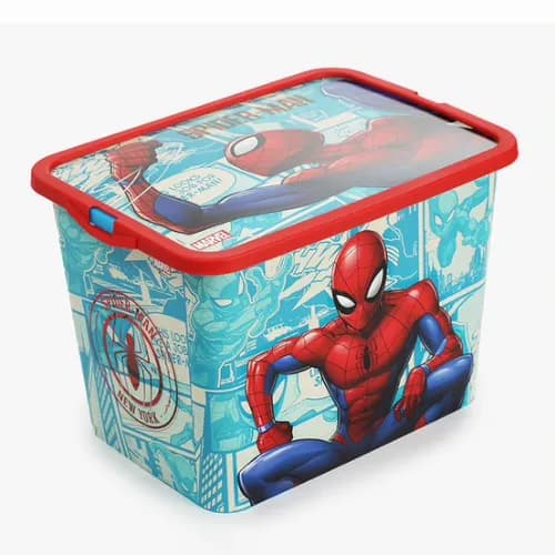 Stor Storage Click Box 23 L Spiderman Comic Book