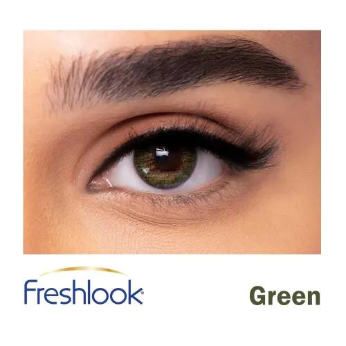 Fresh Look Monthly Color 2 Pcs 1 Box Green