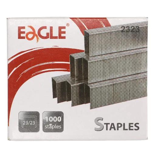 Staple Wire Heavy Duty Half Strip  1000/Packet  Steel  23/3 Nickle