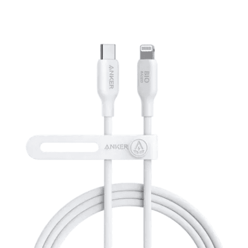 Anker 542 USB-C to Lightning Cable (Bio-Based) (0.9m/3ft) -White