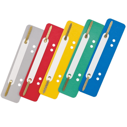 Fastener strip with perforation ErichKrause®, assorted colors (25 pcs in a bag)