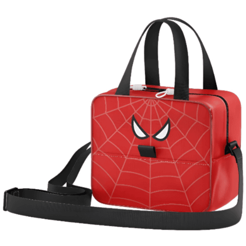 Aodasi Spiderman Themed Thermal Insulated Lunch Bag For Boys (Lgao23)