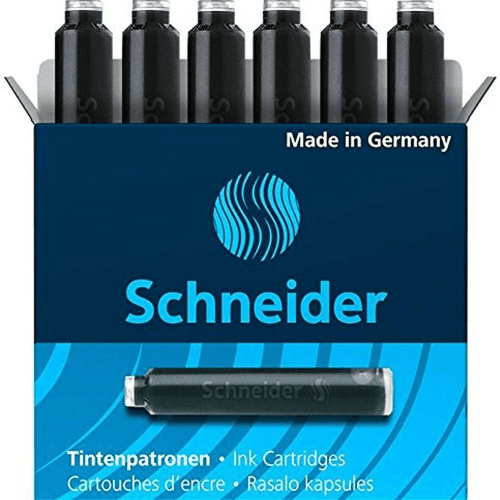 Ink Cartridge black Box 6 pieces Schneider